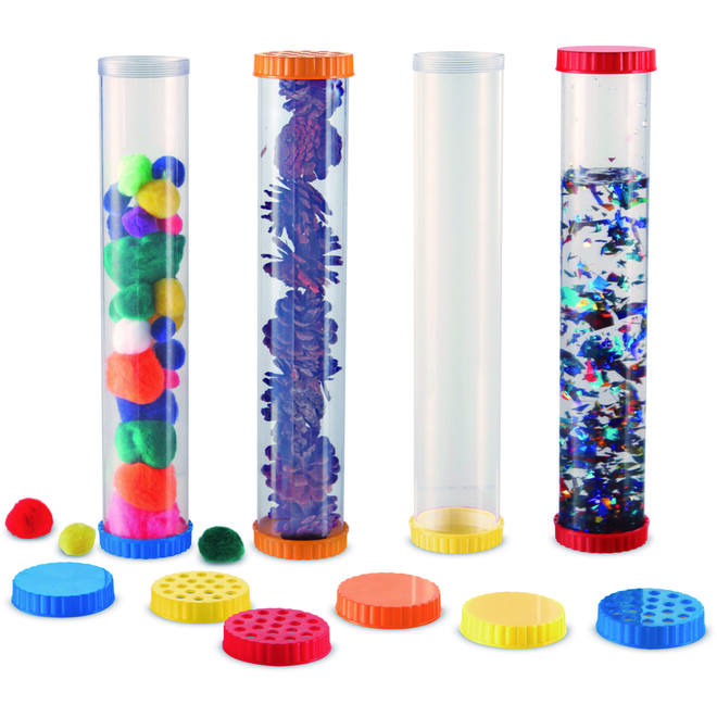 Sensory Tubes, set van 4 stuks